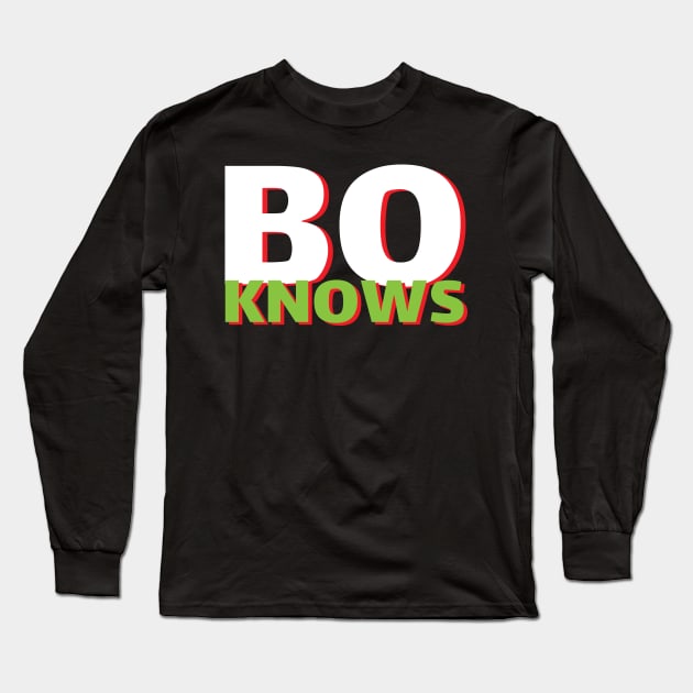 bo knows Long Sleeve T-Shirt by JamexAlisa